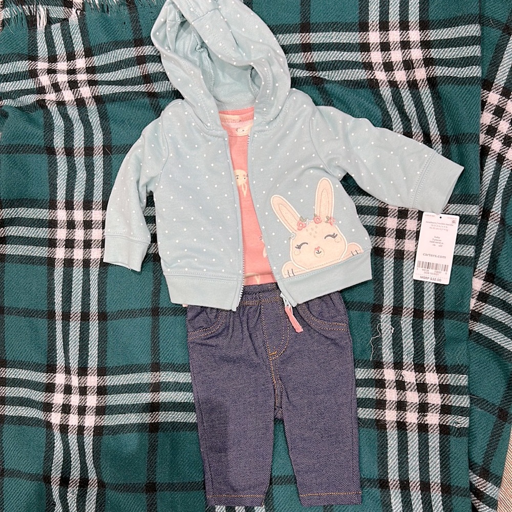 Carters Newborn Bunny Outfit